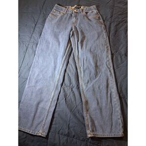 Levi's Silvertab Baggy Jeans Women‎ 16R Blue Denim Cotton Straight Leg